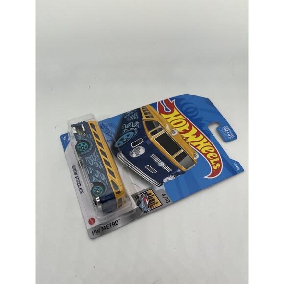 2020 Hot Wheels SURFIN' SCHOOL BUS HW Metro Series 4/10 - Picture 3 of 6